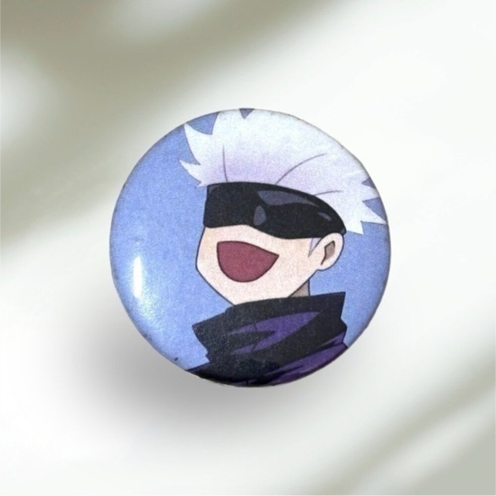 Jujutsu Kaisen | Satoru Gojo : Small Metal Button Pin | NWT 💜✨
